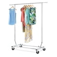 thumbnail image 2 of Whitmor Rolling Garment Rack - Collapsible - Chrome, 2 of 4