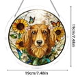 thumbnail image 2 of Acrylic Puzzles Suncatcher Window Hanging 83 Pieces Stained Glass Acrylic Puzzle Song Decoration For Women Men Mom Birthday Home Decor, 2 of 9
