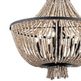 thumbnail image 5 of Farmhouse Eight Light Chandelier in Distressed Black Finish Bailey Street Home 147-Bel-2279194, 5 of 5