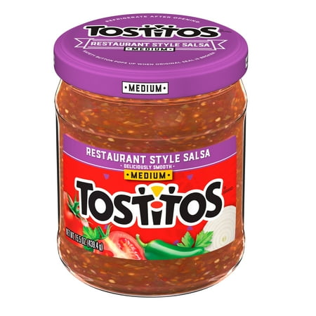 Tostitos Restaurant Style Salsa Medium, 15.5 oz Jar