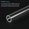 thumbnail image 4 of Unique Bargains Tube Rond en Acrylique Rigide Transparent 11mm ID x 15mm OD x 305mm, 4 of 6