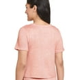 thumbnail image 2 of Jockey Women's Luxe Lounge Brushed Ribbed Cropped Henley, 2 of 2