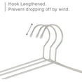 thumbnail image 5 of Lvelia 20 Packs Heavy Duty Metal Stainless Steel Hangers, Clothes Hangers for Clothing, Coats, Shirts, Jackets, Suits, 5 of 10