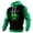 Black, variant on Men's St. Patrick's Day Hoodie Irish Pride Print Pullover Long Sleeve Sweatshirt