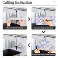 thumbnail image 5 of Yayeee Faucet Mat for Kitchen Sink 14.7" Diatomite Long Splash Guard Pad, Playful Daisy, 5 of 7