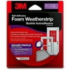 3M Square Profile Self-Adhesive Foam Weatherstrip, 0.35" x 19.7'