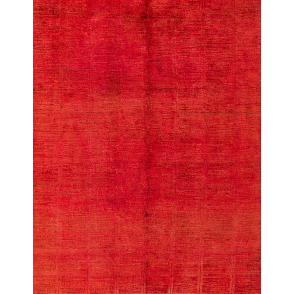Ahgly Company Indoor Rectangle Abstract Red Abstract Area Rugs, 2' x 4'
