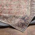 thumbnail image 5 of Hauteloom Kemer Machine Washable Area Rug for Living Room, Vintage Distressed Faded - Oriental Bohemian Floral Carpet - Pet Friendly - Terra Cotta, Brick Red, Dark Blue- 8'10" x 12', 5 of 19