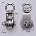 thumbnail image 2 of 304 stainless steel rope pulley block, maximum load 200kg, 2 of 5