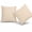 Beige White strpie, variant on HONEY HOME 2 Pack Outdoor Pillows, Waterproof & Fade-Resistant Patio Cushions for Garden, Porch, Poolside