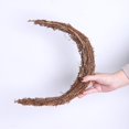 thumbnail image 3 of PENGXIANG Natural Crescent Shape Rattan Wreath Base DIY Accessories for Easter Party Decor, 3 of 7