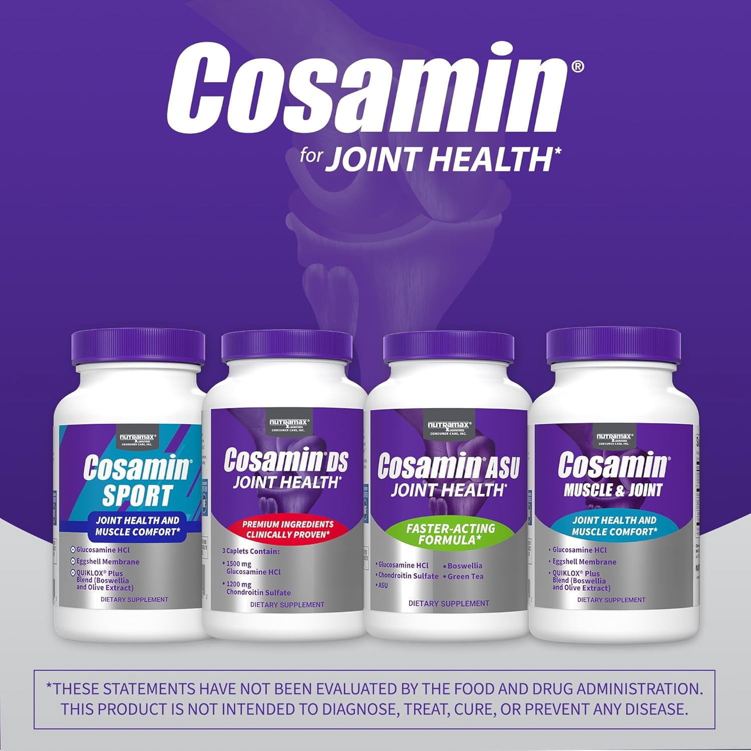 Nutramax Cosamin Muscle & Joint for Men & Women, 74 Capsules