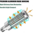 thumbnail image 3 of 3000K Warm White LED Corn Bulb for Warehouse, 60W 7200 Lumens E27 Corn Light, 3 of 5