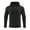 Black, variant on Kalauyu Men's Quick Dry Warm Lightweight Running Jacket Full Zip Thermal Golf Track Jacket