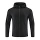 thumbnail image 1 of pstuiky camisetas de manga larga para hombre, Chaqueta deportiva de manga larga con capucha y cremallera para hombre, color liso, con forro polar elástico camisetas de hombre xl, 1 of 4