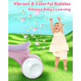thumbnail image 2 of Baby Balance Bike for 1-2 Year Old Boys Girls, 4 Wheels Balance Bike with Lights & Sounds, Best Birthday Gift for Toddler, Toys for Baby Walker(Pink), 2 of 8