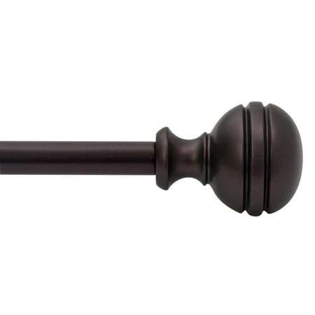 UTOPIA ALLEY 5/8 Inch Curtain Rod - Curtain Rods For Windows 28 to 48 Inch Adjustable Drapery Rods Oil rubbed bronze Curtain Rods Bedroom Curtain Rods Tapestry Poles (Oil rubbed bronze 28 -48 )