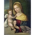 thumbnail image 2 of Benvenuto Tisi 15x18 Gold Ornate Wood Frame and Double Matted Museum Art Print Titled - Madonna and Child (1515 - 1540), 2 of 4