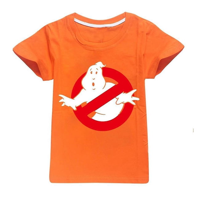 T-shirt Ghostbusters pour Enfants Garçons Filles 5-12 Ans Imprimé Manches Courtes Été Décontracté Tee Tops T-shirt Cadeau