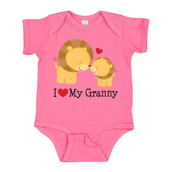 Inktastic I Love My Granny Boys or Girls Baby Bodysuit