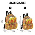 thumbnail image 3 of JIALIOU Mini Backpack Purse for Women Quilted Casual Daypack Small Travel Shoulder Bag, Yellow Red Floral, 3 of 7