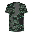 thumbnail image 3 of LSLJS T-shirt Homme Imprimé Abstrait 3D Manches Courtes Col Rond Mode Décontracté Quotidien Vacances T-shirt Haut Blouses, Chemises Athlétiques & T-Shirts Cadeaux pour Hommes, 3 of 5