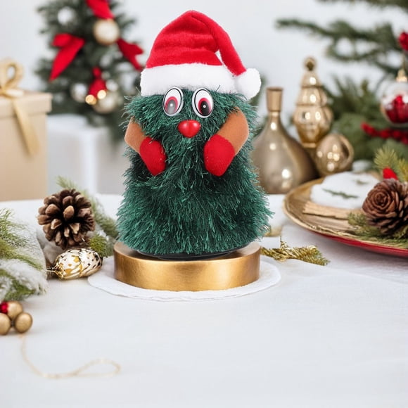 Raindrops Animated Christmas Tree Plush Toy For Family Gatherings And Holiday Decoration 1Pack