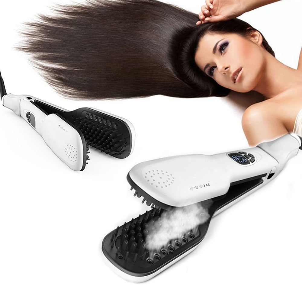 Steam Hair Straightener, Salon Steam Hair Straightening Double Plate