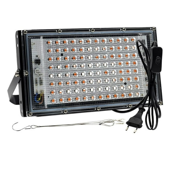 100W Plant Grow Light Led Full Spectrum Growing Floodlight for Greenhouse Hydroponics ,Easy Installation