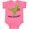 thumbnail image 3 of Inktastic Eggs-cellent Cute Easter T-Rex Dinosaur Boys or Girls Baby Bodysuit, 3 of 5