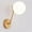 B, variant on Minimalist Glass Ball Wall Lamp Wall Lighting Fixtures For Indoor Bathroom Bedroom Wall Sconce