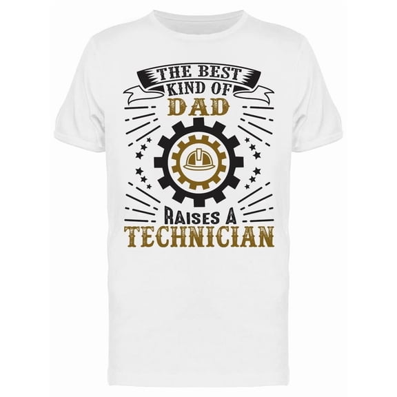 Technician Dad Father's Day Tee Men's -Image by Shutterstock