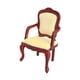 thumbnail image 2 of Muebles en miniatura a escala 1/12, sillas, accesorios para casas de muñecas, adornos, sillas de madera para micropaisaje., 2 of 9