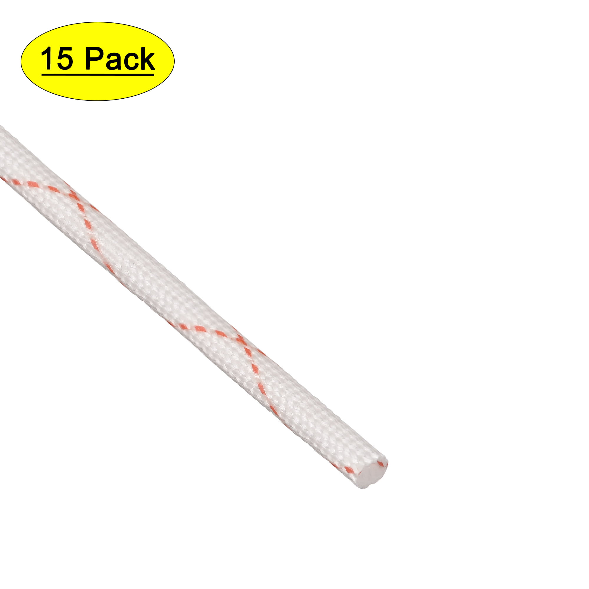 Fiberglass Sleeve 2mm-25mm Inner Diameter PVC Insulation Tube 1500V 125C Wrap 