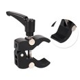 thumbnail image 1 of Crab-Shaped Super Clamp With 1/4"-20 And 3/8"-16 Threaded Holes Mounting Point Camera Mount Clamp Photography Accessories, 1 of 8