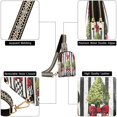 thumbnail image 6 of FORMRS Womens Crossbody Sling Bag Travel Daypack Shoulder Chest Backpack, Black Striped Trees, 6 of 7