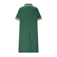 thumbnail image 5 of Abomasnow Scrubs Dress for Women Button Front Nursing Workwear Casual Housekeeping Dresses with Pockets S-2XL, 5 of 6