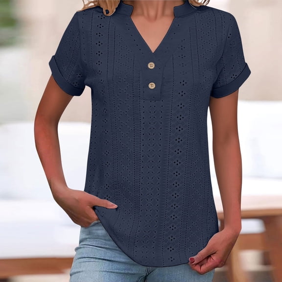 Womens Summer Tops Fashion Clothes Casual Short Sleeve T Shirts Tops