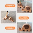 thumbnail image 3 of Desk Phone Holder Elephant Pen Holder Desk Business Card Holder for Home, 3 of 8