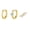 Gold-color, variant on 3pcs 14K Gold Plated Coppers Earrings Trendy Earring Stacks for Sensitive Ears Fashion Daily Wear Jewelry for Women