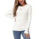 thumbnail image 2 of Suéter de punto para mujer, camisa de manga larga, suéter de canalé de invierno., 2 of 6
