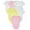 White/ Yellow/ Pink, variant on B-One Kids Baby 100% Cotton Super Soft Solid Bodysuits Pack