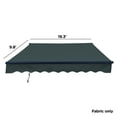 thumbnail image 2 of ALEKO Fabric Replacement for 20 x 10 feet Retractable Patio Awning Green, 2 of 6