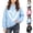 Blue, variant on Heart Graphic Hoodies for Girls Oversized Long Sleeve Pullover with Hood Casual Fall Solid Color Long Sleeve Hooded Sweatshirt , 2-3 Years