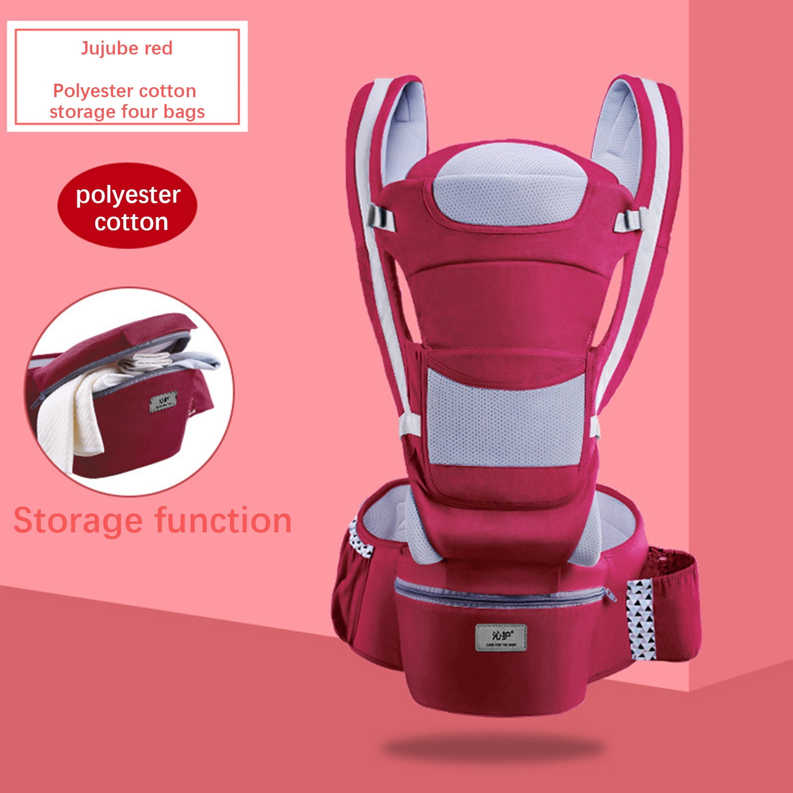 Lilgiuy Multifunctional Newborn Baby Carrier Sling Wrap Versatile