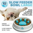 thumbnail image 2 of Comedero Lento para Mascotas Paw Perfect, Comedero Lento para Perros y Gatos, Grande 32oz, 2 of 8