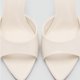 thumbnail image 4 of Mules Riekhany de tacón alto para mujer, sin cordones, punta puntiaguda, color blanco, 4 of 5