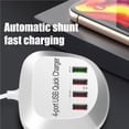 thumbnail image 3 of kurtrusly Chargeur USB Station de Charge Adaptateur 4 Interfaces Finition Soignée Commodité Multifonction Rapide, 3 of 6
