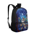 thumbnail image 2 of Uourmeti Owl Large Capacity School Backpack for Work Outdoor, Durable Multiple Pockets Student Bookbag Daypack, 2 of 6