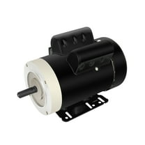 2HP Electric Motor 3450 RPM General Purpose Single Phase Motor 56C Frame 115V/230V 5/8"Shaft Diameter Rolled Steel Shell TEFC 60HZ